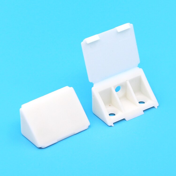10Pcs Nylon plastic thickened corner furniture, right angle 90 degree angle, plywood tray cabinet fittings fittings corner code