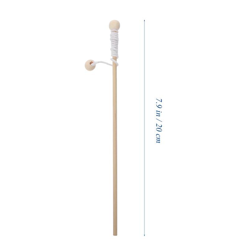 4 stücke Holz Magnetischen Angeln Pole Holz Angelrute für Kindergarten freundlicher