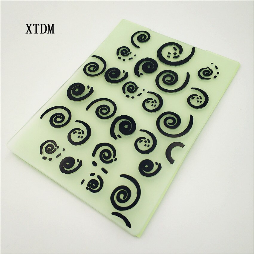 plastic circle template craft card making paper card album wedding decoration scraping Embossing folders