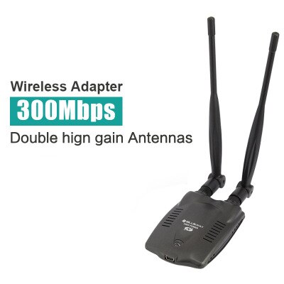 Haute puissance 3000mW carte réseau sans fil adaptateur réseau wifi récepteur 8192FU puce 5DB antenne N9100