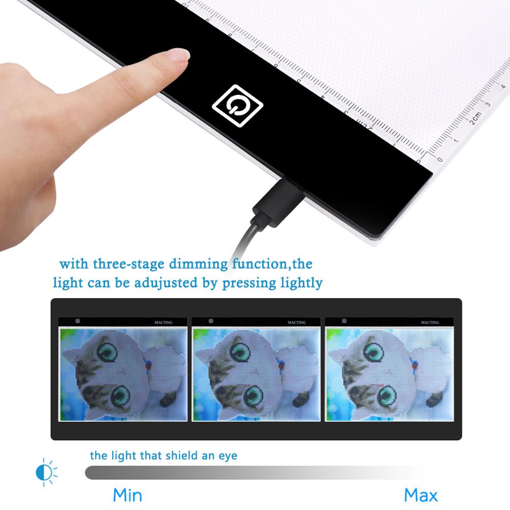 A3 Led Light Pad Tracing Light Box Met Draagtas, Stand, light-Up Tracing Pad Voor Kunstenaars Tekening Schetsen Animatie
