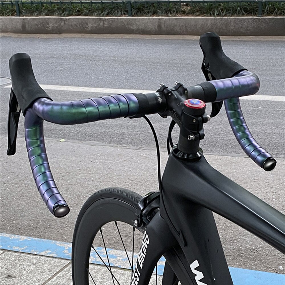 2 Stuks Fietsstuurlint, Antislip Racefietshandvatwraps met PU-leer en EVA-schuim voor Fietsen (A 2 Stuks Fietsstuurlint, Antislip Racefietshandvatwraps met PU-leer en EVA-schuim voor Fietsen (A
