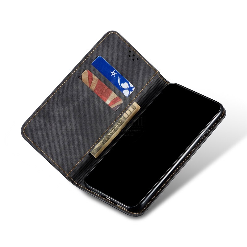 Voor Xiaomi Mi Poco X3 Gt Wallet Case Magnetische Boek Folio Flip Cover Voor Poko X3 Gt Denim Lederen Tassen kickstand Kaarthouder