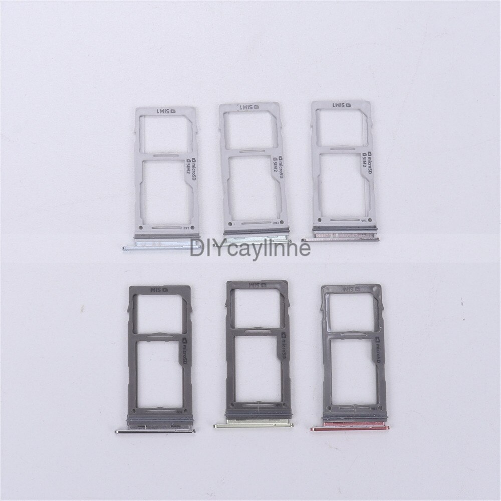Contenitore per adattatore Micro SD per connettore per lettore di Slot per Slot per schede Sim per parti Samsung Galaxy S10 G973