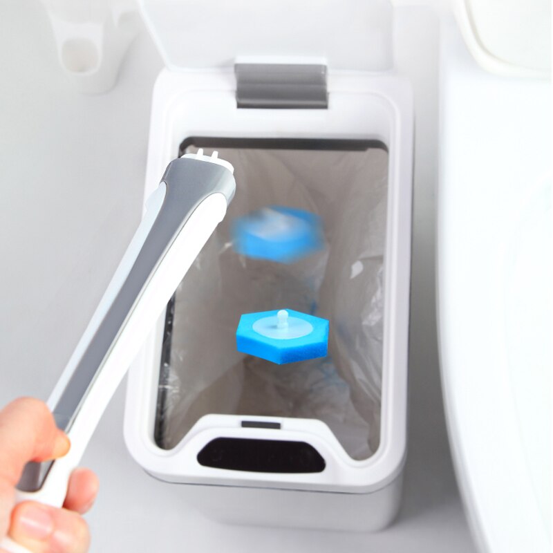 Escobilla para inodoro desechable GESEW, esterilizadora de todos los aspectos, Kit de limpieza sin ángulo muerto, cepillo de baño, herramienta de limpieza, juego de baño