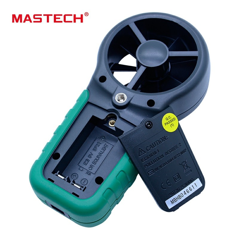 MASTECH MS6252A Digital Anemometer Wind Speed Meter with Data hold and LCD backlight display