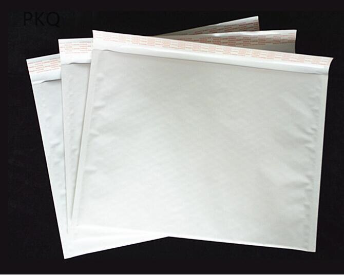 50 pcs/lot 10 petite taille papier Kraft blanc Air bulle enveloppe sac bulle enveloppes rembourrées 9x11 cm/11x13 cm/14x16 cm