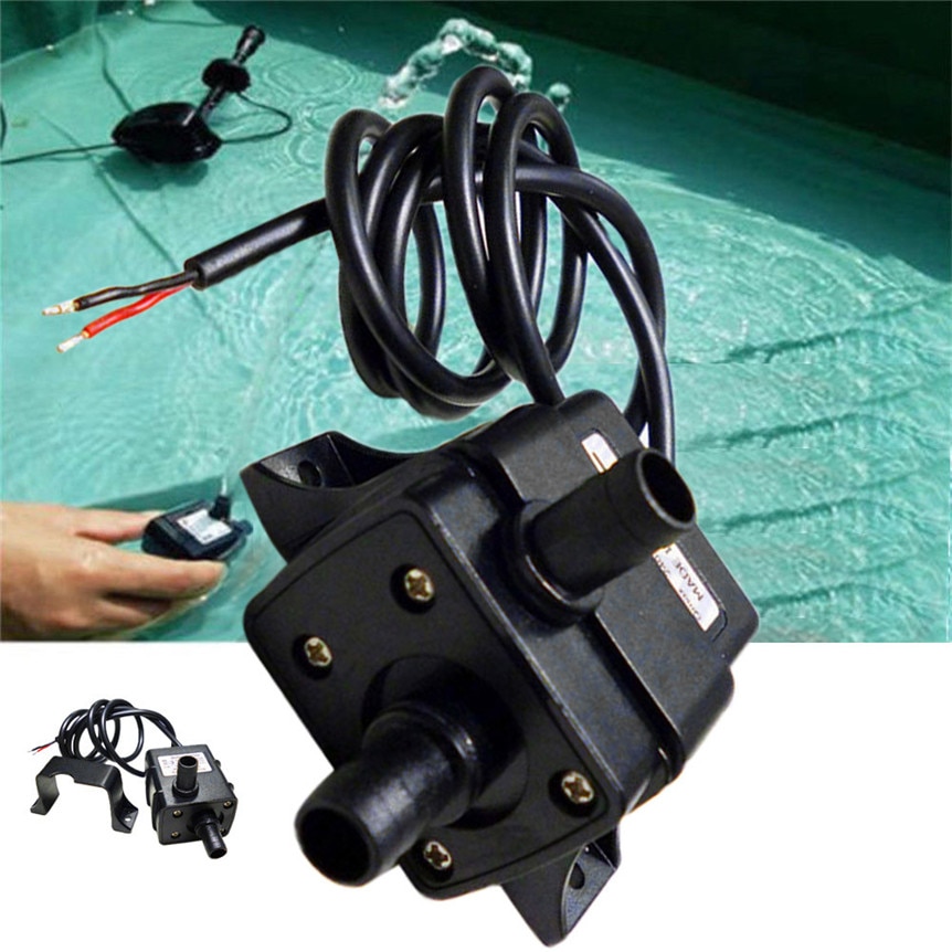 Zonnepaneel DC12V 3m 240L/H Ultrastille Borstelloze Motor Dompelpompen Zwembad Waterpomp voor Aquarium 0605 #