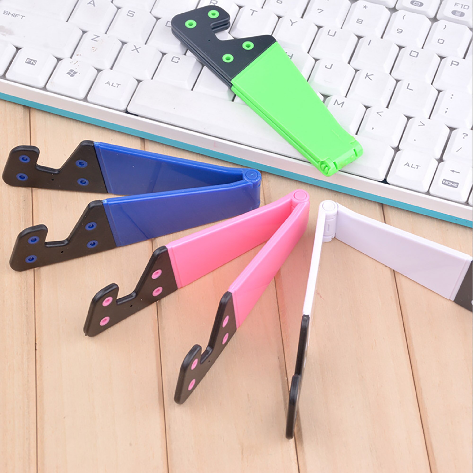 2Pcs Opvouwbaar Desk Stand Te Dragen Bureau Telefoon Stand Verstelbare Statief Voor Iphone Pro Max Huawei P40 Bureau ipad Air Stander