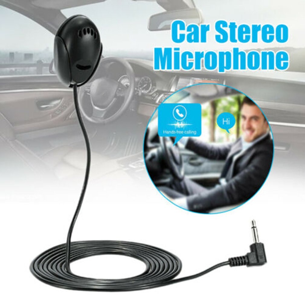 Auto Stereo Microfoon Navigatie Gps Microfoon Auto Speaker Externe Microfoon Plakken Microfoon 3.5Mm Auto Stereo Microfoon