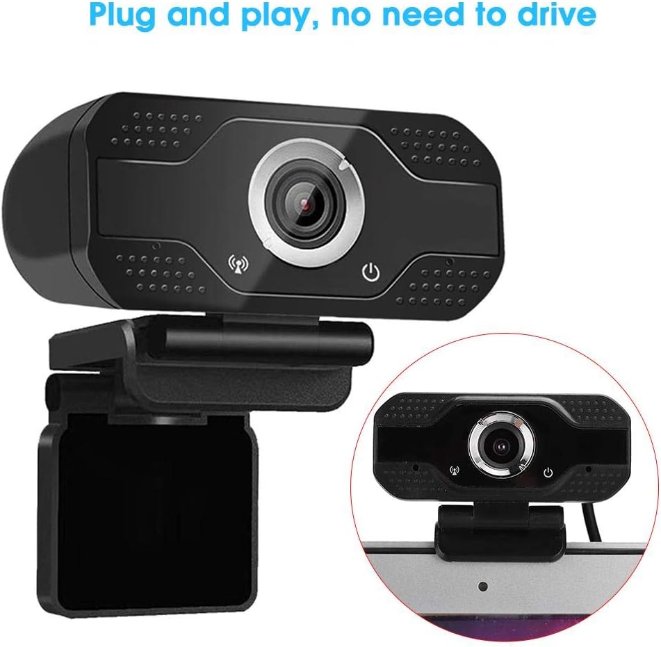 Full HD Webcam 1080P 30fps Laptop Computer PC Web Cam Camera Built In Microphone For Video Calls Conference Live Work Tripod