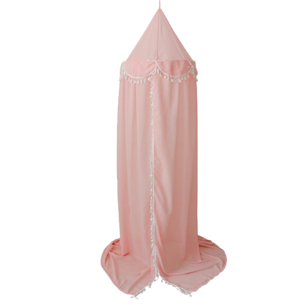 rideau de lit à baldaquin de lit de moustiquaire de mousseline de soie pour le décor de chambre à coucher