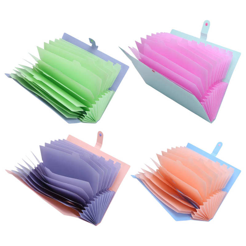 Torby na foldery na dokumenty A4 wielowarstwowe organizery na dokumenty papierowe kieszenie na dokumenty