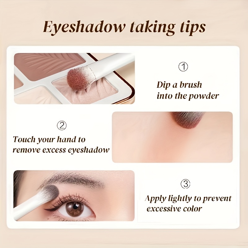 5-delige premium set oogschaduwkwasten, inclusief precisiekwasten voor het aanbrengen van make-up op de wenkbrauwen en voor fijne details – met nylonharen en een handvat van ABS-kunststof, het perfecte cadeau voor liefhebbers van make-up.