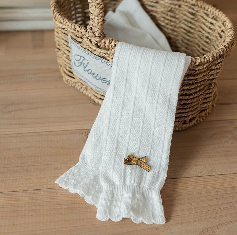 Meias infantis estampadas para meninas, meias de meia-calça com estampa de desenho de animal para bebês e crianças primavera outono: sk021 white