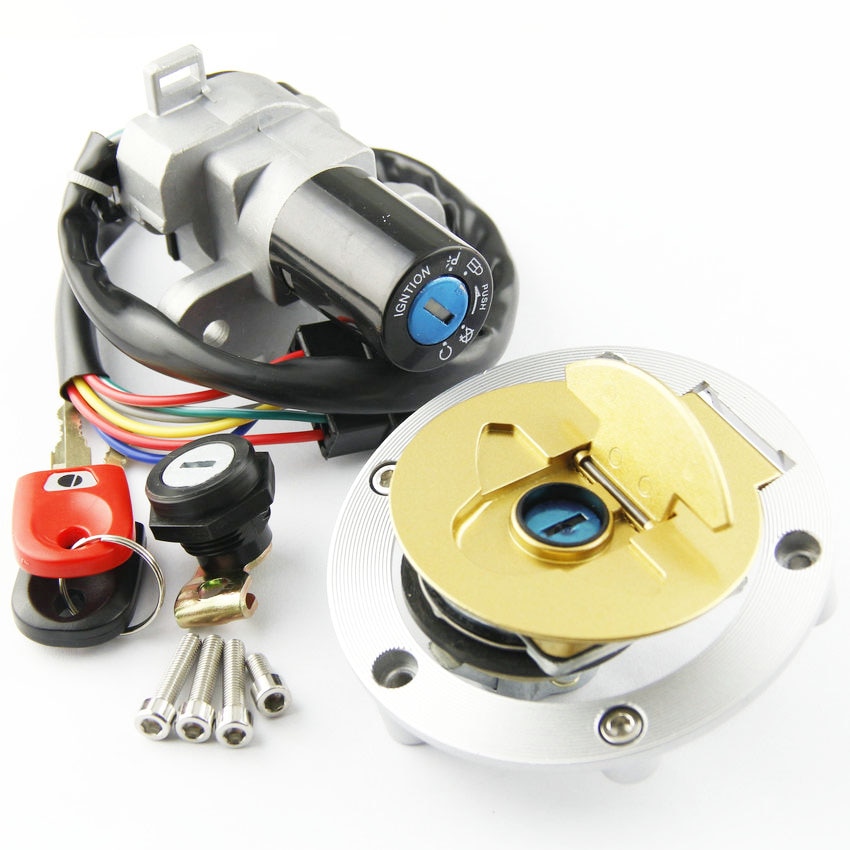 Tapa de tanque de combustible de la cerradura con interruptor de bloqueo de ignición para Ducati M600 M750 monstruo 620 M620 695 S2R 1000, 900
