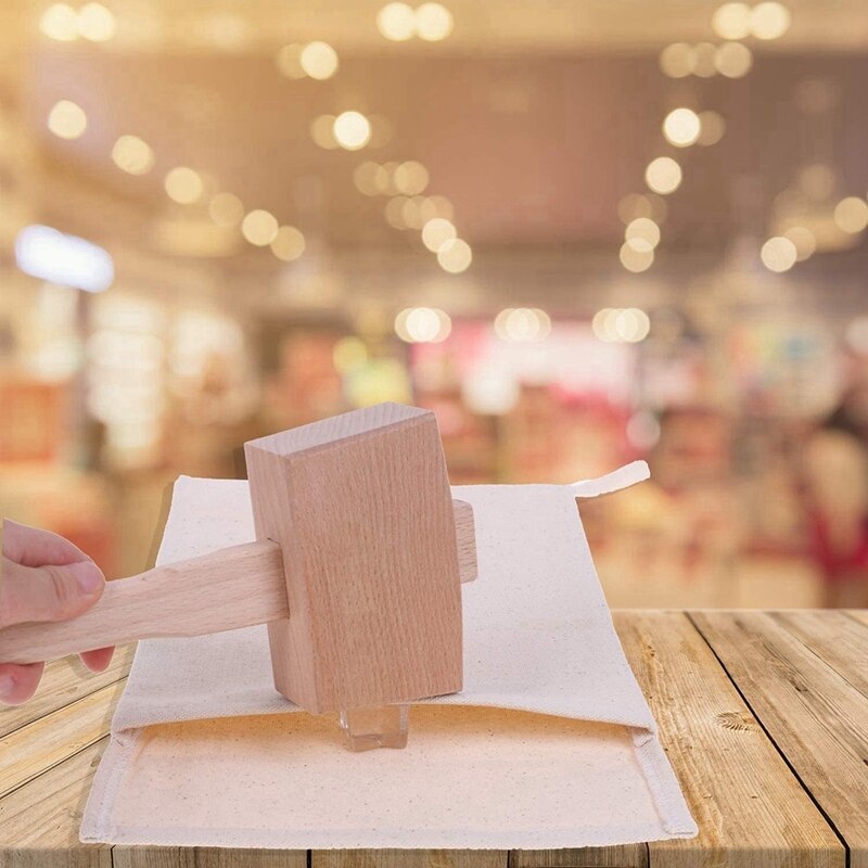 Lewis Ijs Zak, Ijs Zak Katoenen Doek Ijs Zak Herbruikbare Professionele Barman Kit Ice Crushe Voor Gemalen Ijs Gedroogde
