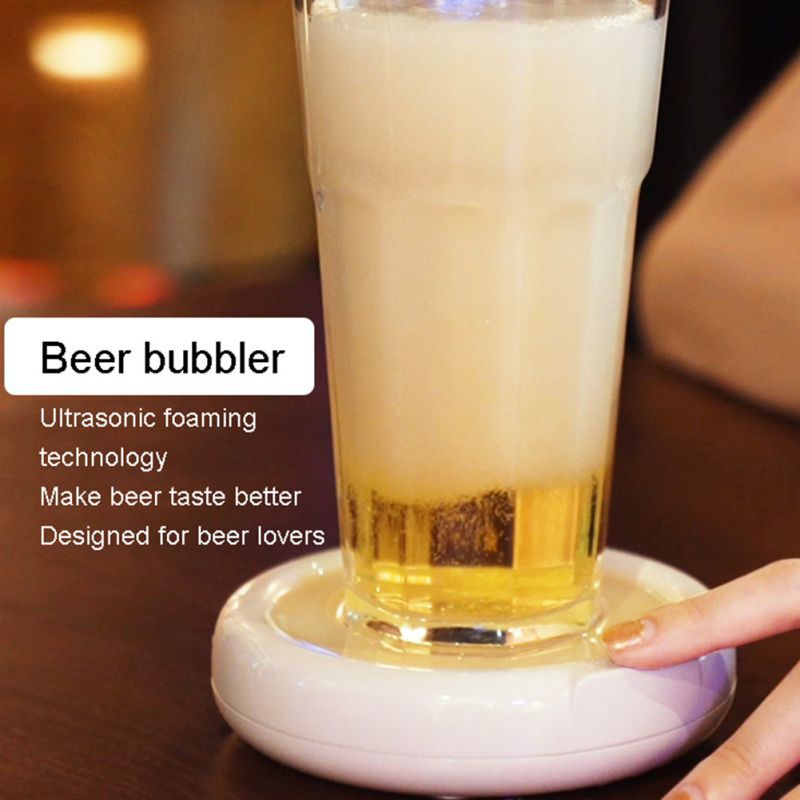 Elektrische Ultrasone Bier Bubblers Bier Schuimende Machine Speciale Purpose Voor Gebotteld Bier Schuim En Blik Bier (Voor Inblikken)
