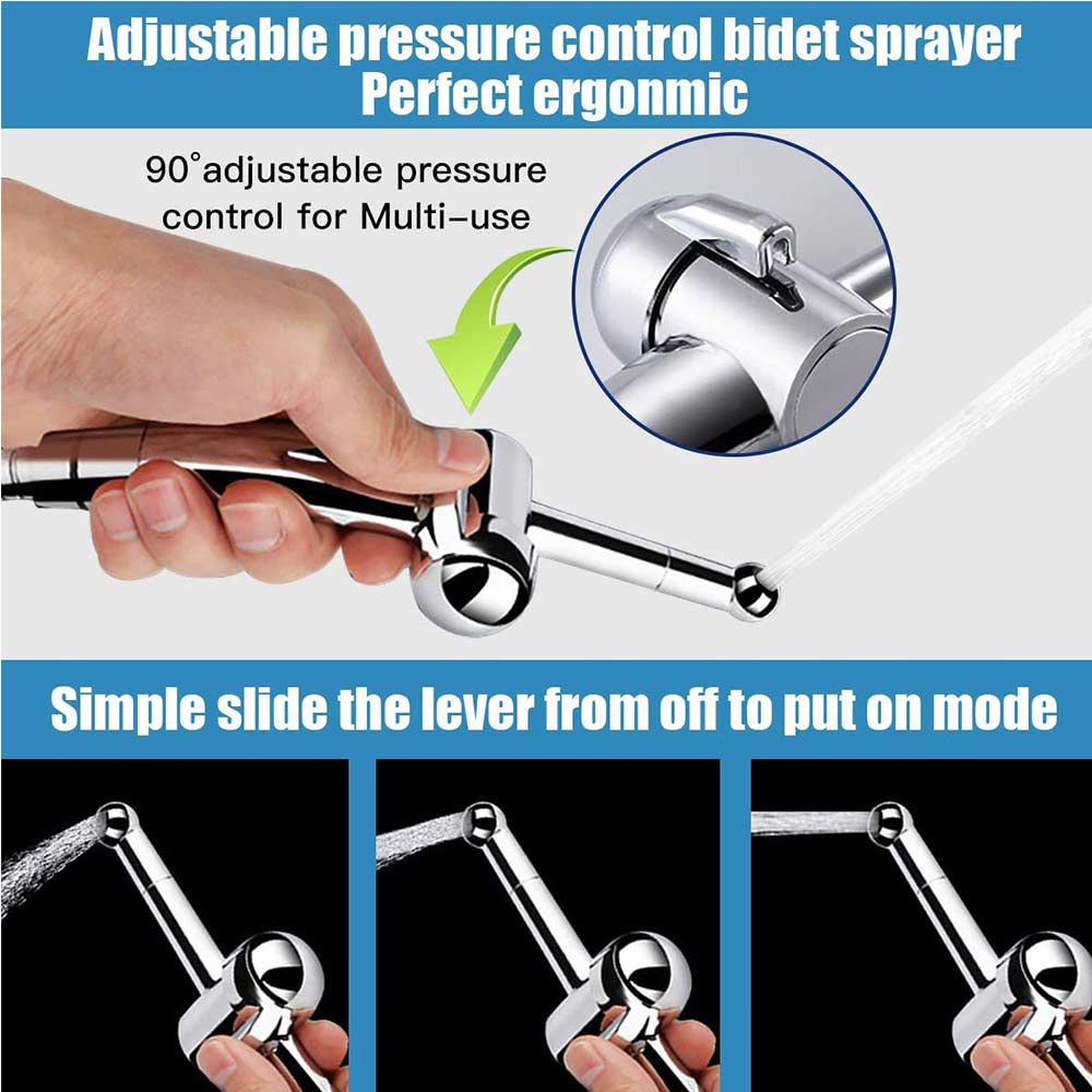 Hand Held Bidet Sproeier Voor Wc Douchekop Cleaning Kit Badkamer Accessoires Handheld Douche