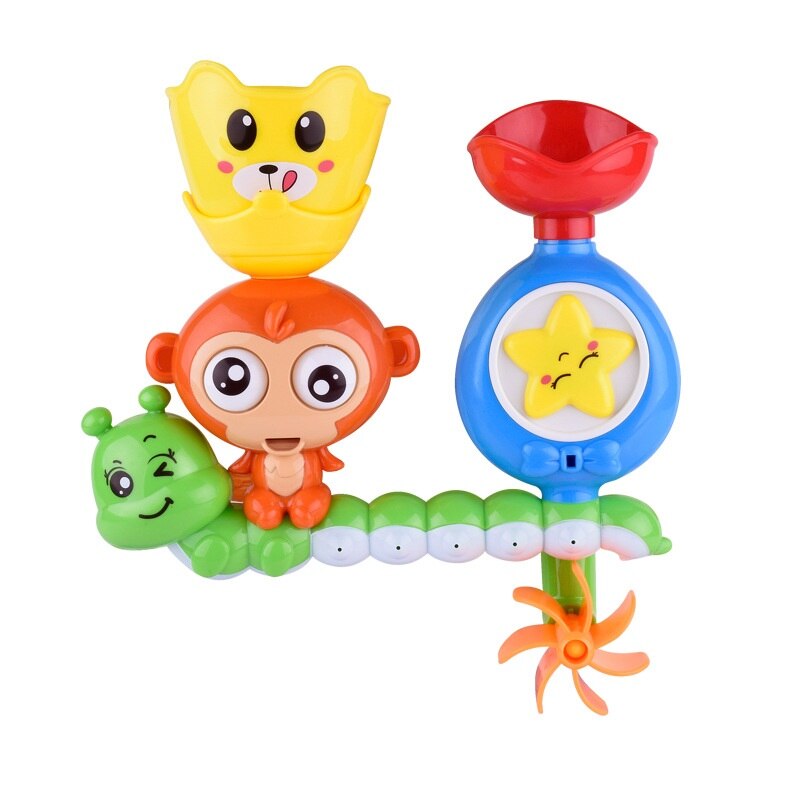 Baby Bath Toy Elephant Toddler Electric Spray Shower Boys Yellow Duck Cute Turtles Dinosaur Egg Swimming Water Toys for Kids: HD2a