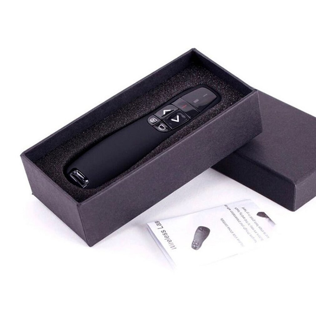 Pointeur sans fil Ppt, avancé coulissant avec télécommande, stylo à bascule de présentation Powerpoint, clignotant pour bureau et école