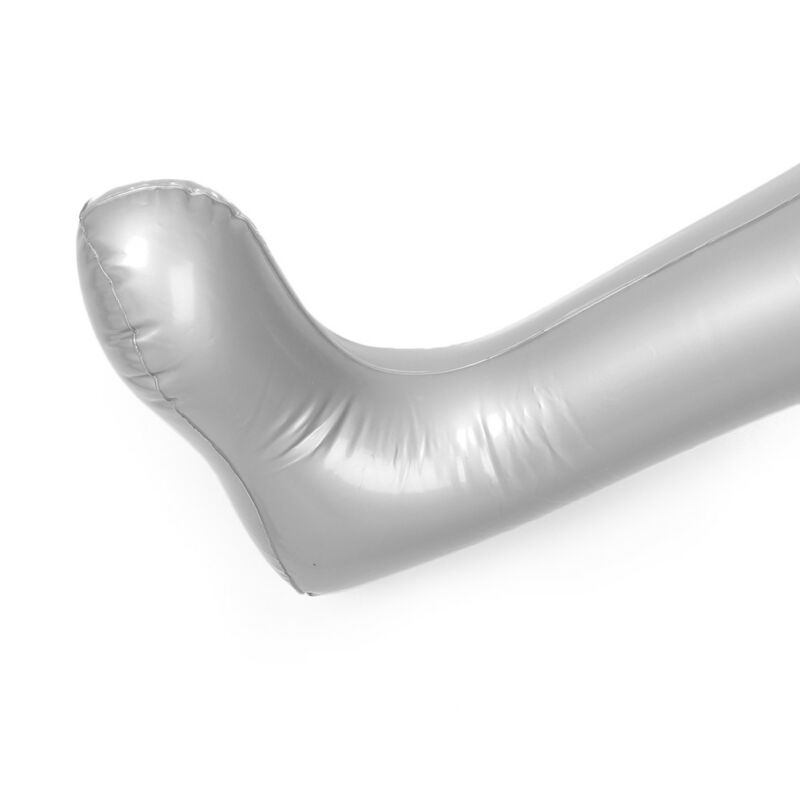 Male Man Full Body Mannequin Tailor Clothes Model Form Inflatable Silver Display