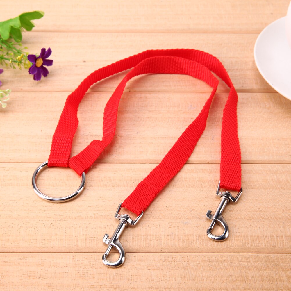 Nylon Dubbele Dual Twee Huisdieren Honden Leash 2 Way Koppeling Lopen Ketting
