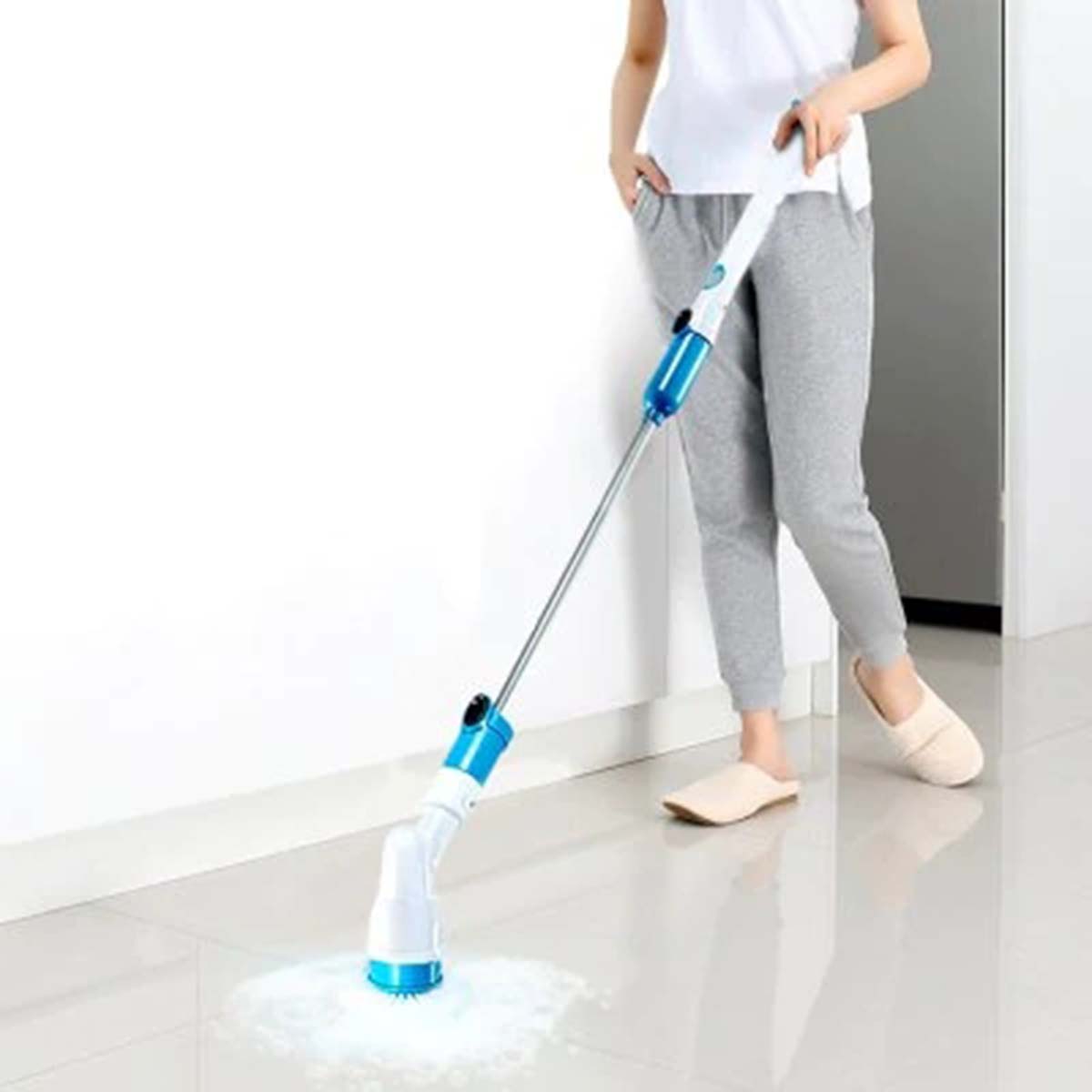 Draadloze Spin Mop Scrubber: UK