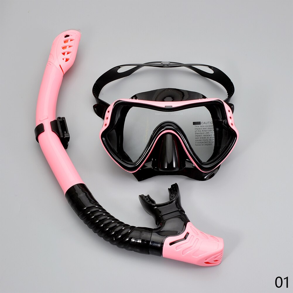 Professionelle Tauchen Masken Schnorcheln Set Erwachsene Silikon Rock Anti-Fog Goggles Gläser Schwimmen Angeln Pool Ausrüstung: 01