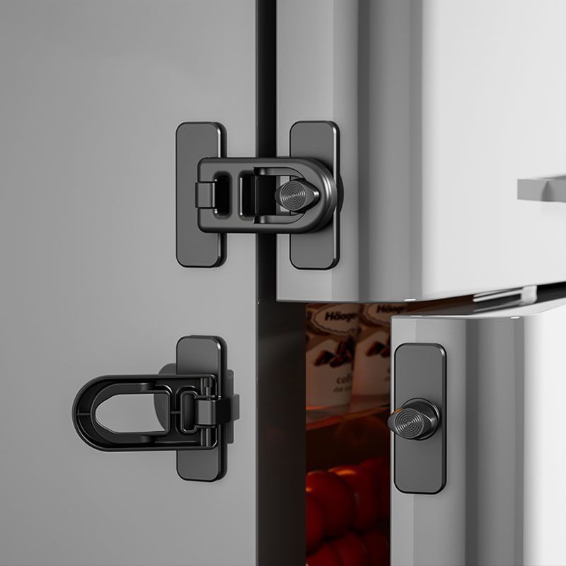 1 st kylskåpslås kyl-frys dörrlås småbarn barn barn ugnsskåp säkerhetslås för baby säkerhetslås