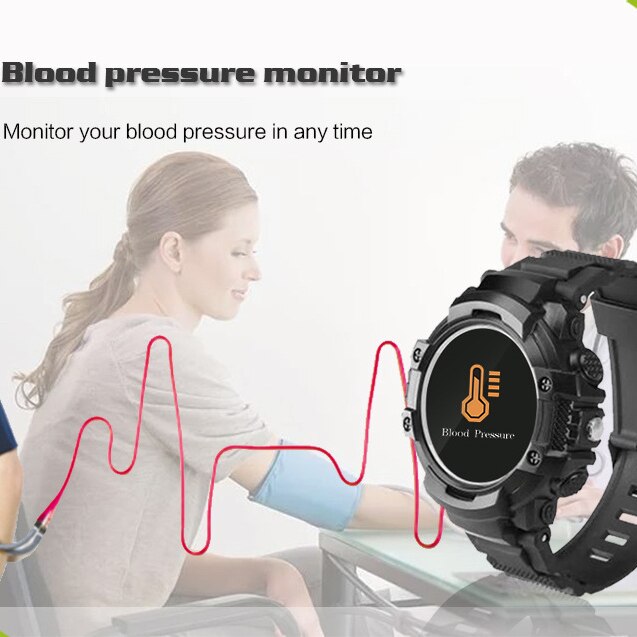 Bluetooth Smart Watch Heart Rate Blood Pressure Detection Sport Fitness Tracker Pedometer Sports Watch Men's and Women