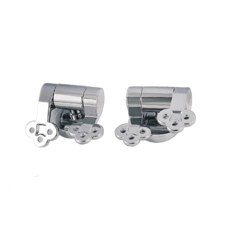1Sets Toilet Seat Hinges Zine-alloy Hinge Flush Toilet Cover Fixing Mounting Connector for Closestool Standard Replacement Parts