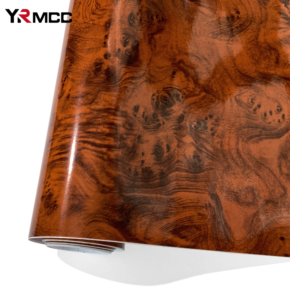 PVC Wood Grain Car Vinyl Wrap Film Textured Self-adhesive Universal Interior Stickers DIY Wallpaper Furniture Car Accessories