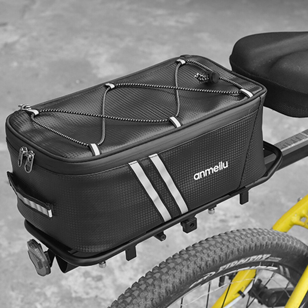 LIXADA Fahrrad Tasche Fahrrad Stamm Tasche 7L Fahrrad Hinten Tasche Wasserdicht Fahrrad Gestell Tasche mit Wasserdicht Regen Abdeckung