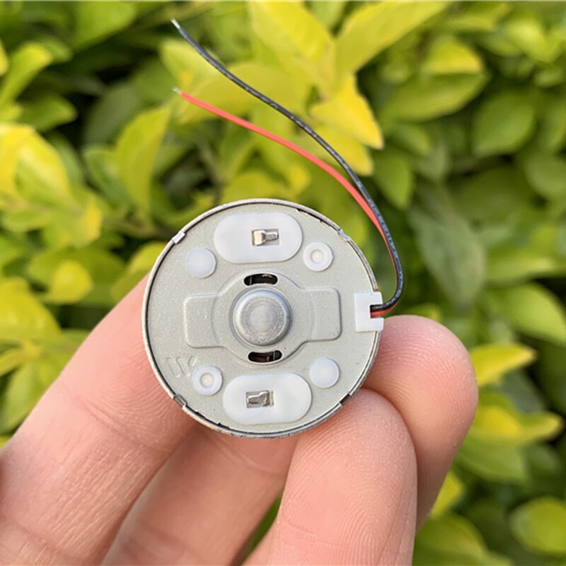 MITSUMI M25E-4 Mini RF-300CA Solar Power Motor DC 3V~6V 5500RPM 24mm Diameter Micro Round Spindle Motor DIY Hobby Toy Model