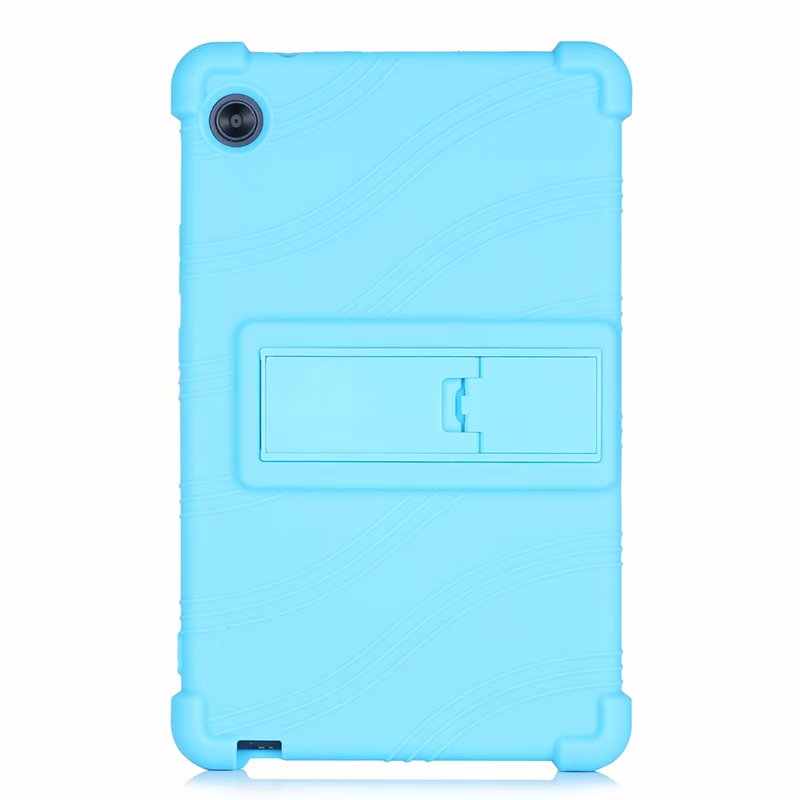 Para Huawei MatePad T8 funda de silicona MatePad T 8 pulgadas KOB2-L09 Kobe2-L03 soporte de cubierta antigrietas: Sky Blue