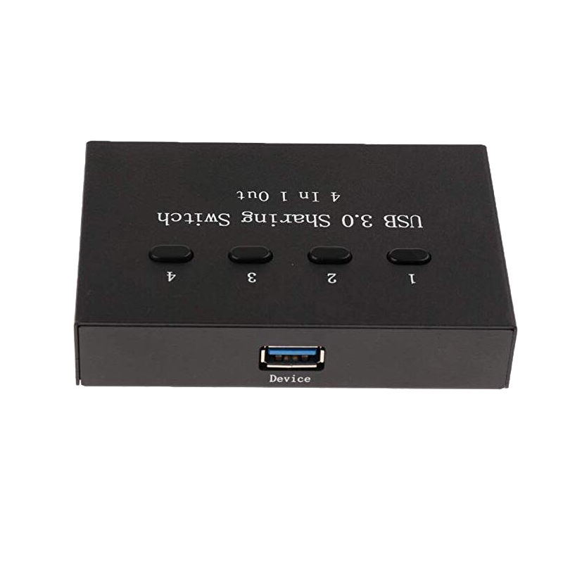 USB 3.0 sharing switch 4 in 1 out Switch Adapter Box 4 Computer Shared mobile hard drive USB Device Printer Scanner