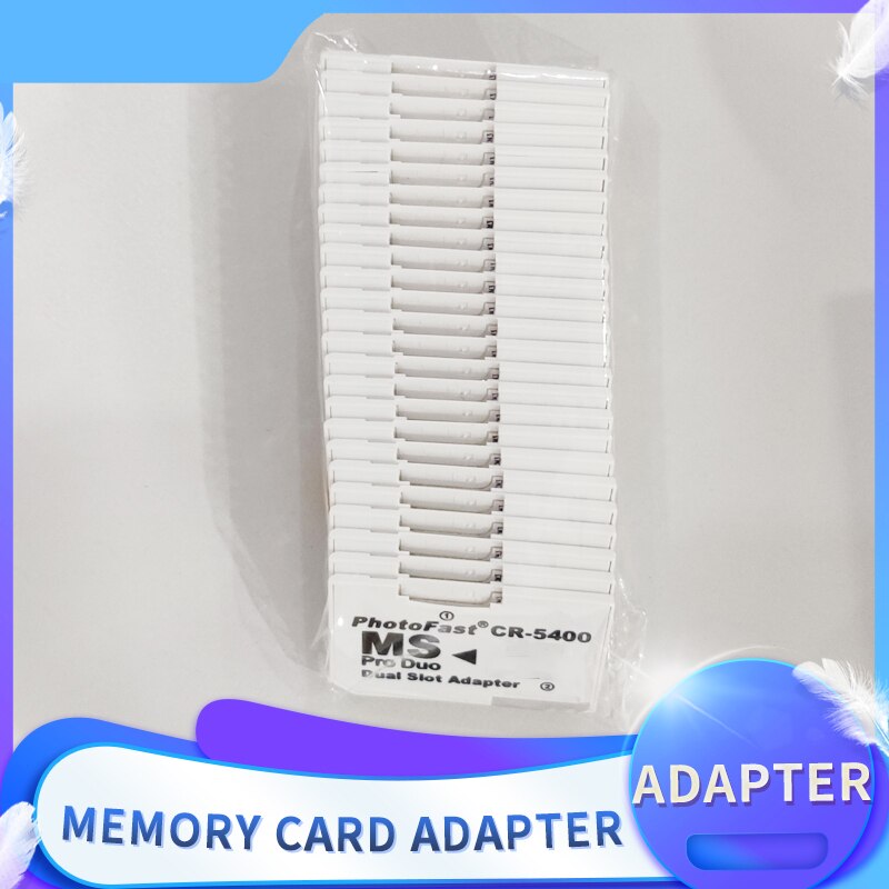 Micro SD TF to Memory Stick MS Pro Duo Card Adapter CR-5400 Dual Slot 10pcs/lot 20pcs/lot