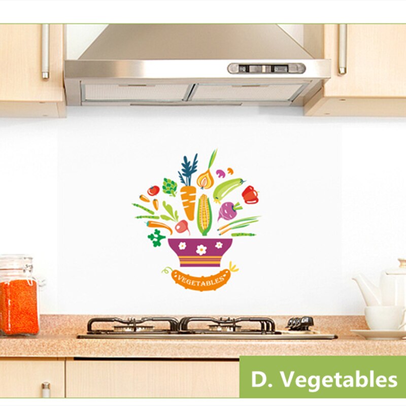 60*90cm Kitchen Wall Stickers Coffee pattern DIY Wall Art Decal Decoration Oven waterproof Wallpapers PVC Wall Decals/Adhesive