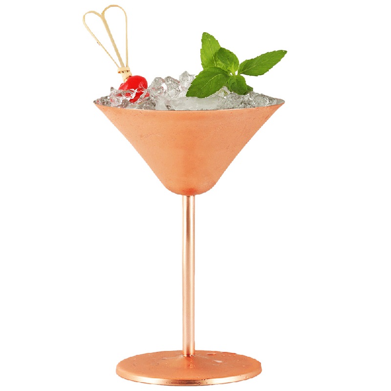 180ml Stainless Steel Wine Glass Cocktail Goblet Red Wine Martini Metal Wine Glass Champagne Cup For Bar Restaurant