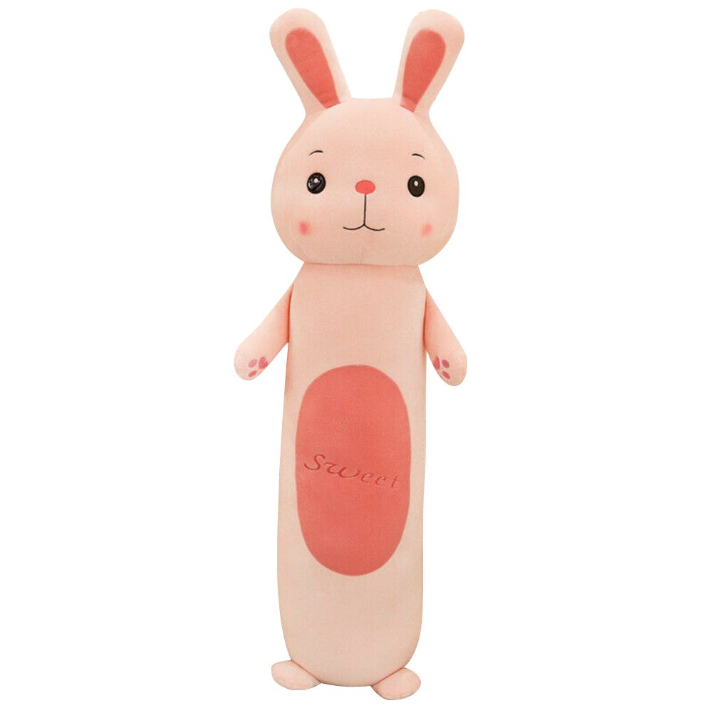 Cilindrische Cartoon Dier Kussen Konijn Aap Lui Knuffel Kinderen Pop