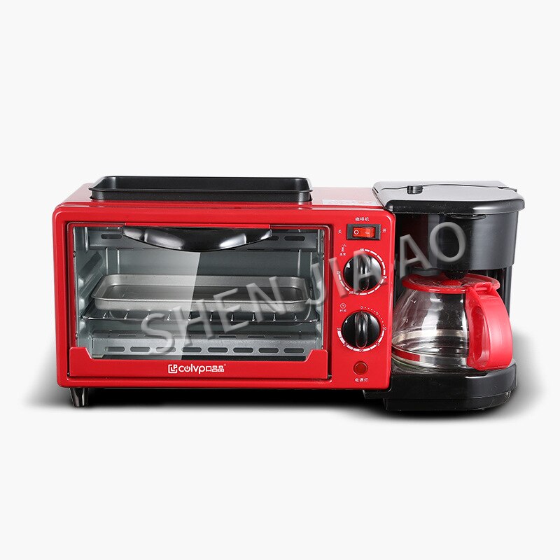 3 in 1 Multifunctional Breakfast Machine Coffee Maker Oven Roaster Machine Home Automatic Breakfast Maker Bread Maker Milk