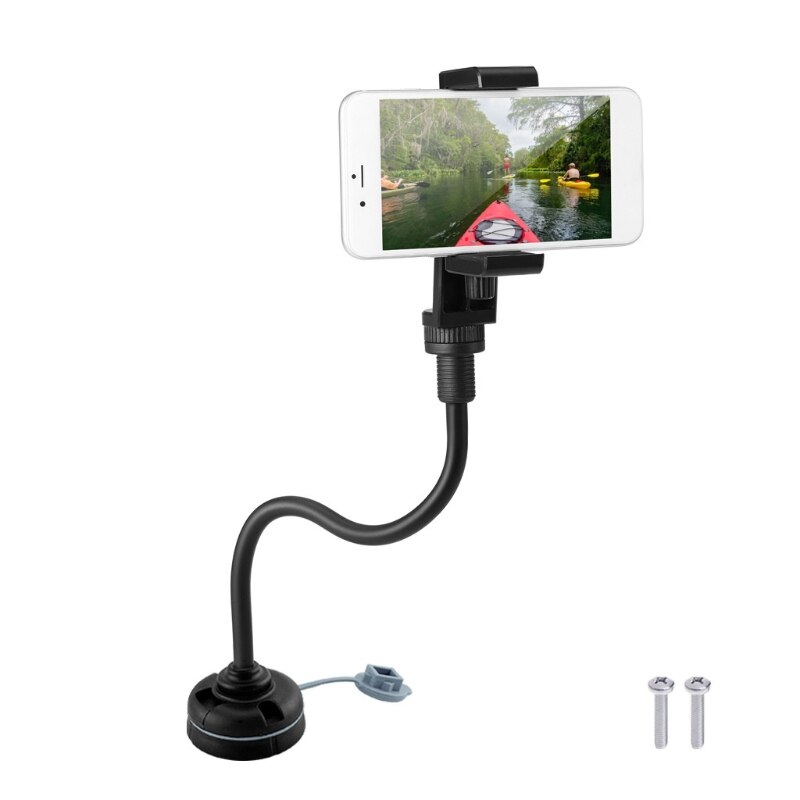 Kayak Canoe Phone Mount Base Cellphone Holders with Flexible Long Arm Bracket 53CD