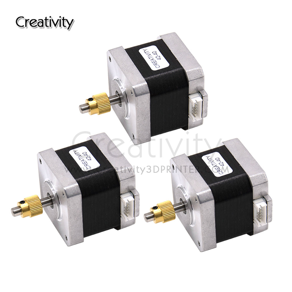 42-40 Stepper Motor with Extruder Gear, for 3D Printer Extruder, For Ender 3/3 V2/Ender 3 pro/Ender 5/CR-10 3d printer Motor