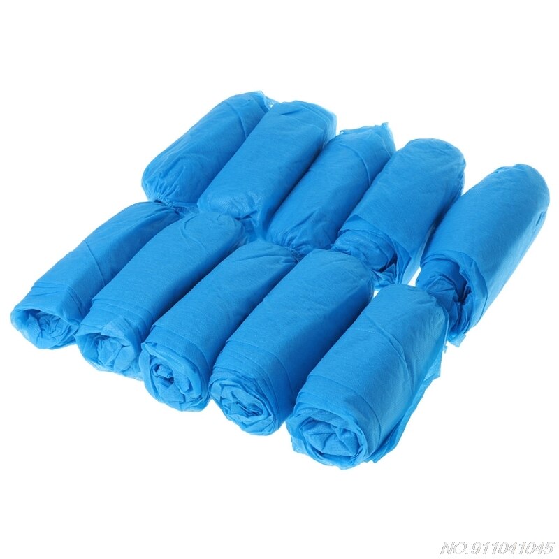 200 Pcs Shoe Covers Disposable, Non-Woven Fabric Overshoes with Elastic 200 Pcs Shoe Covers Disposable, Non-Woven Fabric Overshoes with Elastic