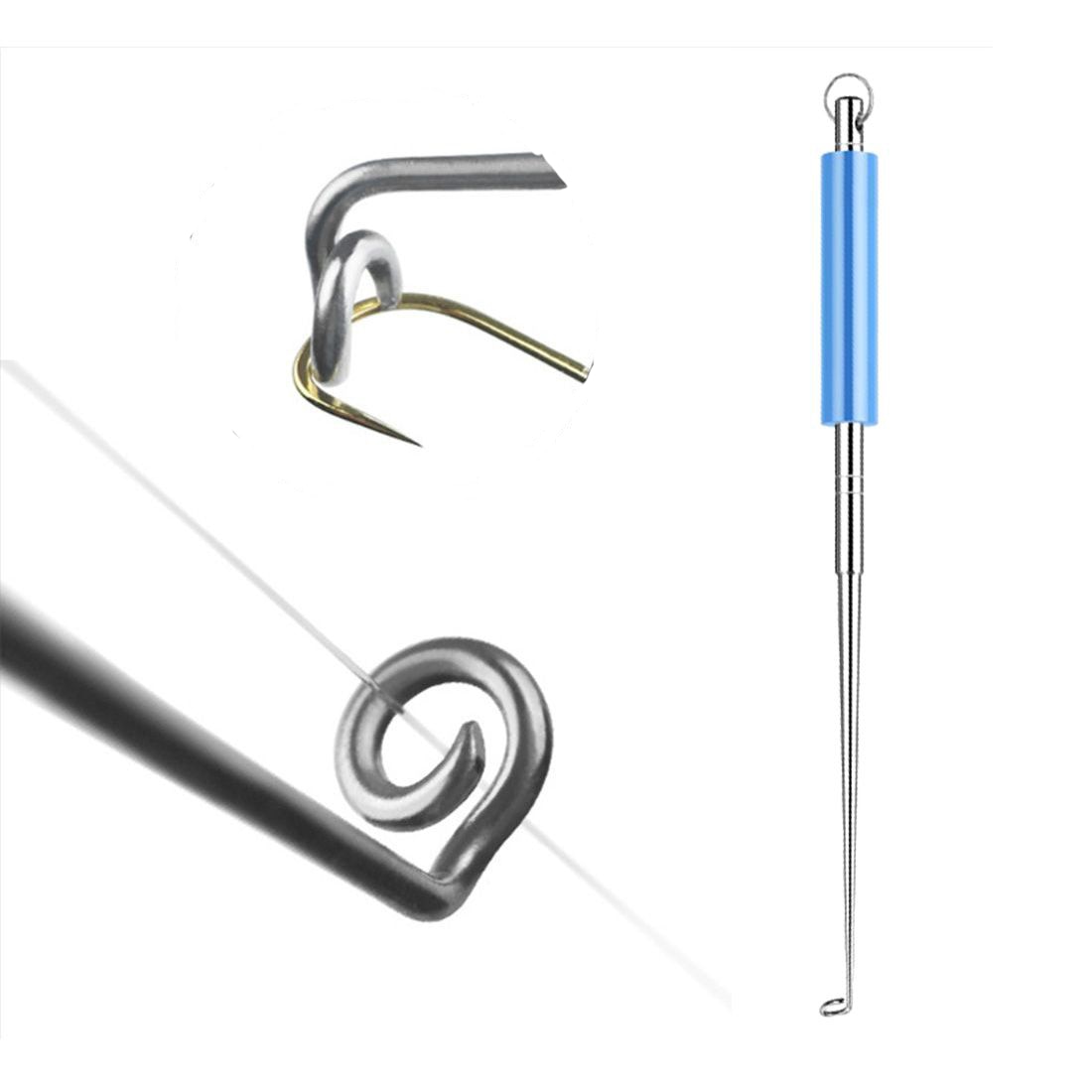 Stainless Steel Easy Fish Hook Remover Safety Fishing Hook Extractor Detacher Rapid Decoupling Device Fishing Tools Equipment