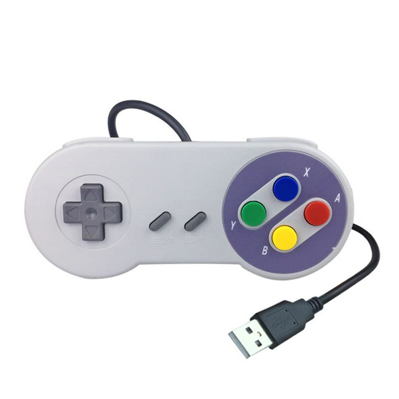 Various Models Joysticks Retro Game Console Accessories 7-hole 9-hole Micro-USB Mini-USB Adapter Controller Gamepad Joystick: USB-Jack-Color