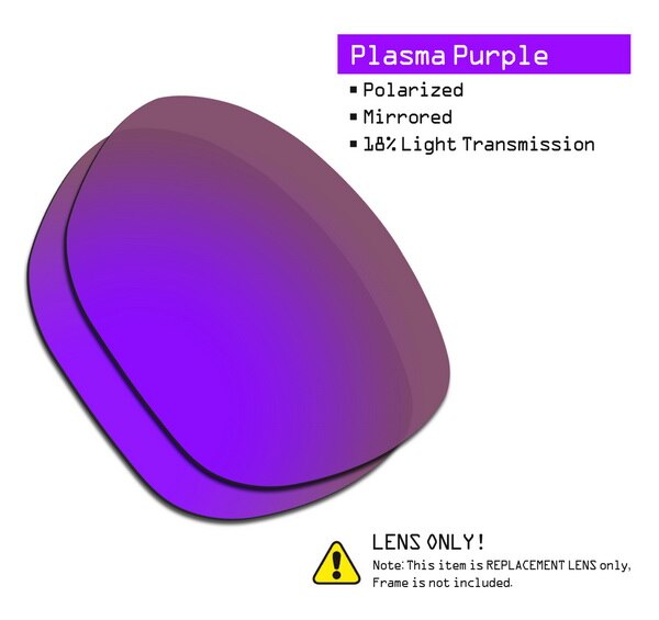 SmartVLT Replacement Lenses Polarized for Oakley Overtime Sunglasses - Multiple Pairs Packed: Purple-ShieldCoat