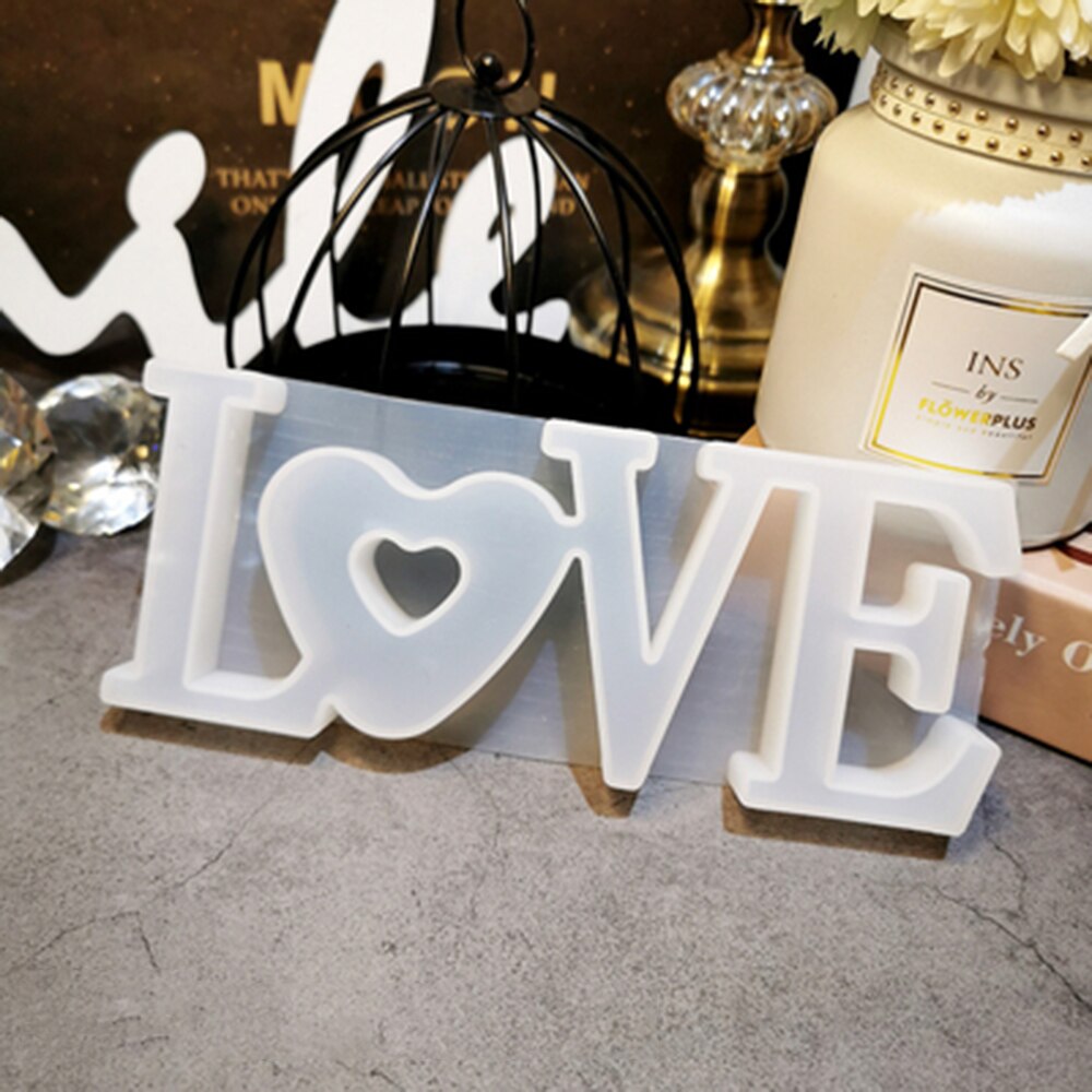 Tonne Kristall Tropfen Gummi Anhänger Schimmel handgefertigt DIY Kristall Tropfen Kleber knapp HAUSE LIEBE Dekoration Ornament Silikon bilden
