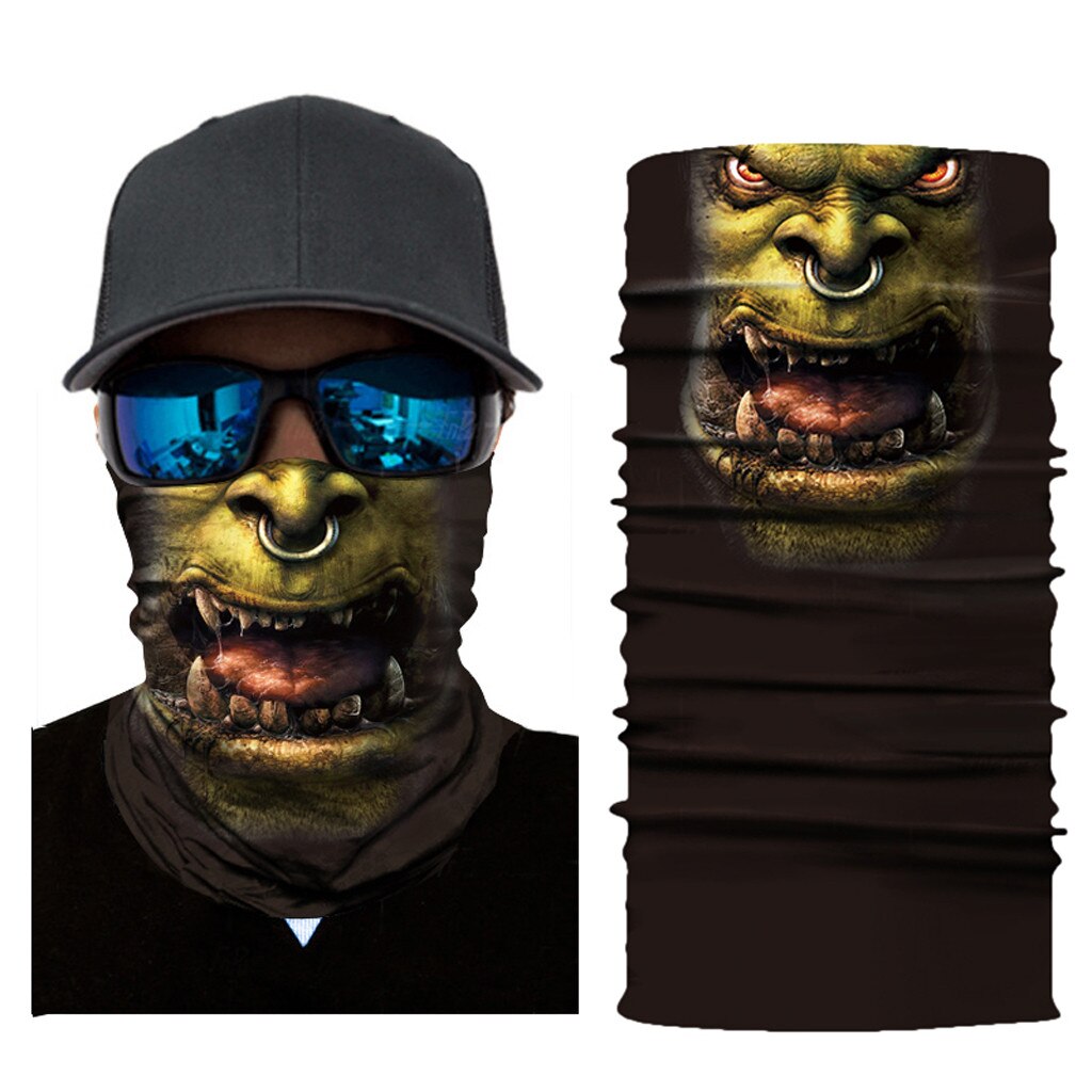 1 piece Full Function Ski Motorcycle Neck Tube Warmer Cycling Biker Scarf Wind Face Mask Activities Multi Function Bandanas: D